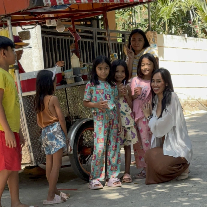 Children receiving free meals from YBO Director
